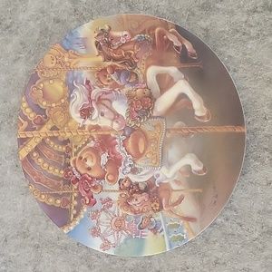 Tom Dubois "Here We Go Round" Collectors Plate 1993